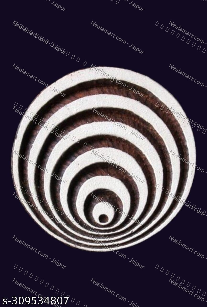 Playful Tunnel Ring Craft Stamp printed impression